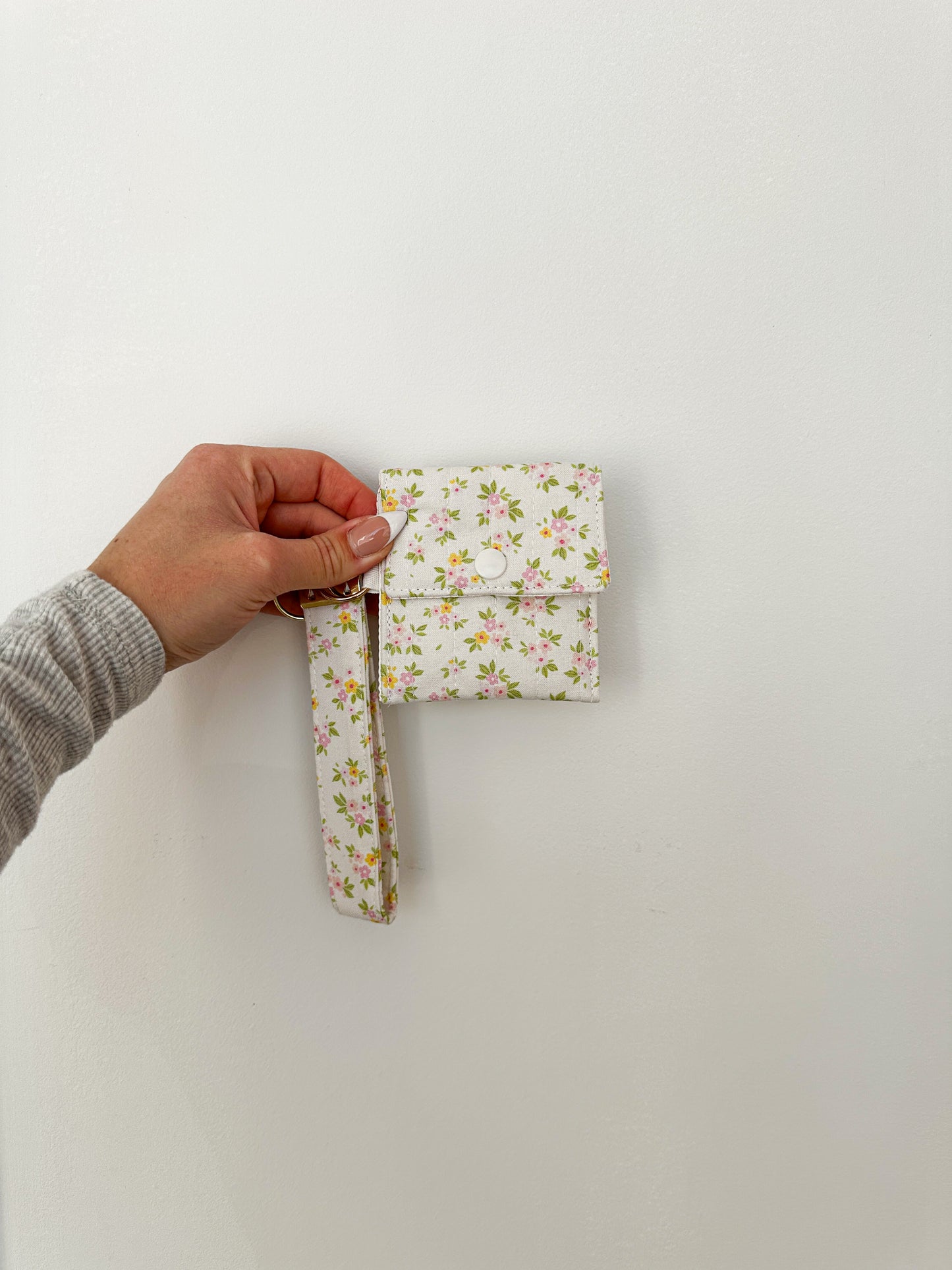 Porte-clés et porte-monnaie | Minis fleurs jaunes et roses