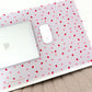 Tapis de bureau | Fraises et boucles
