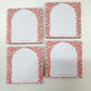 Bloc-notes autocollantes | Minis fleurs oranges, roses et blanches