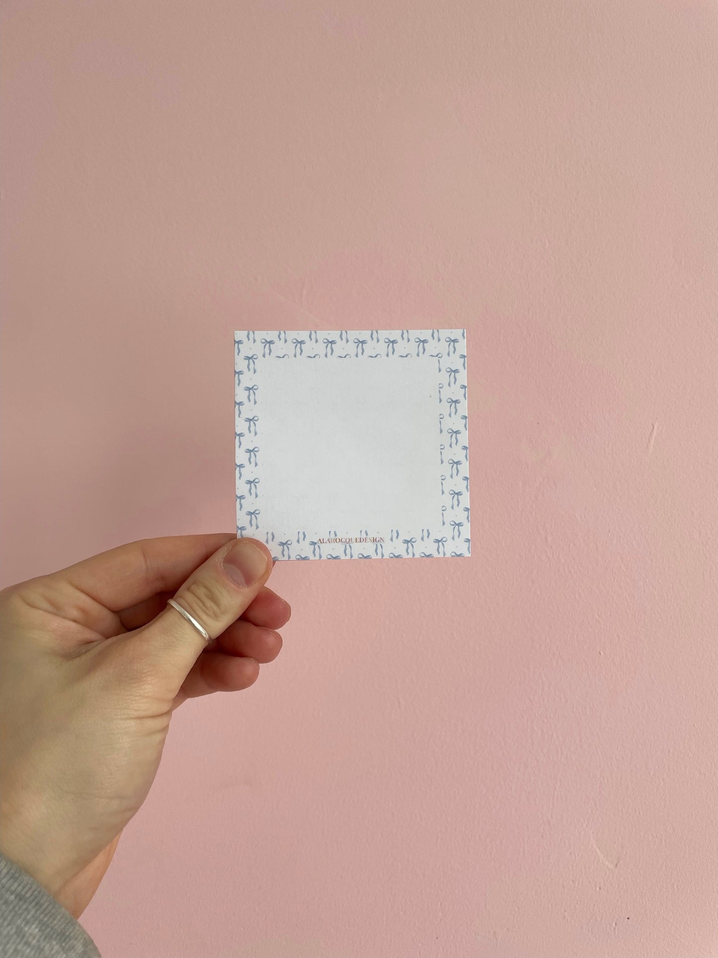 Bloc-notes autocollantes | Boucles bleues