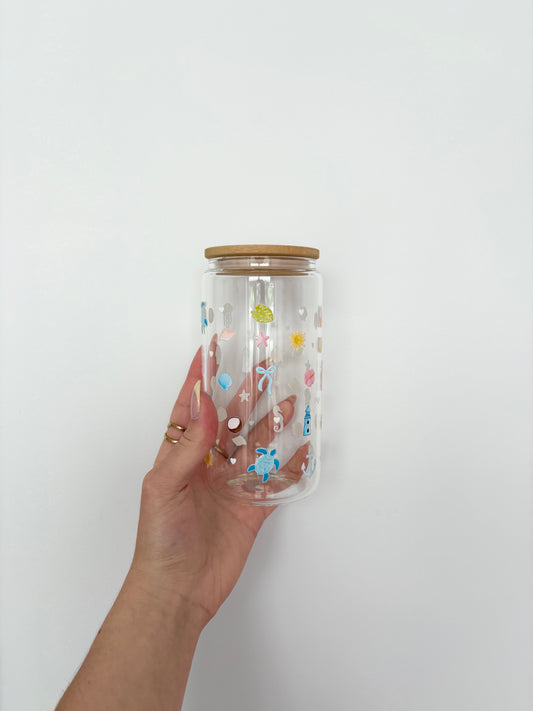 Verre 16 oz | Été | Bord de mer