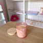 Petite bougie de soya | Pivoine & rose