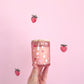 Bougie de soya | 8 oz | 50 heures | Fraise et champagne