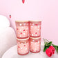 Bougie de soya | 8 oz | 50 heures | Fraise et champagne