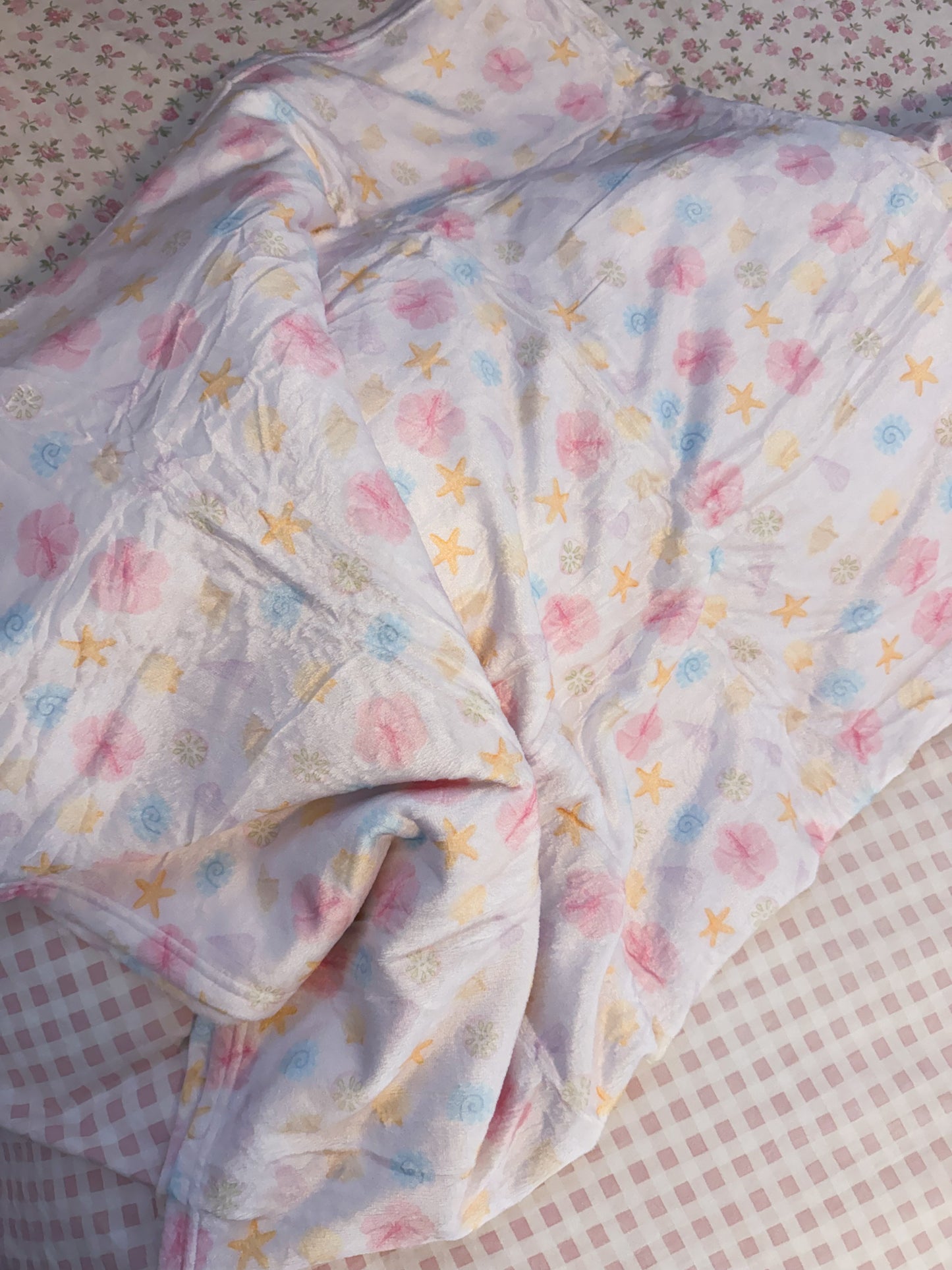 Couverture en flanelle | Coquillages