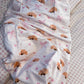 Couverture en flanelle | Croissant et boucles