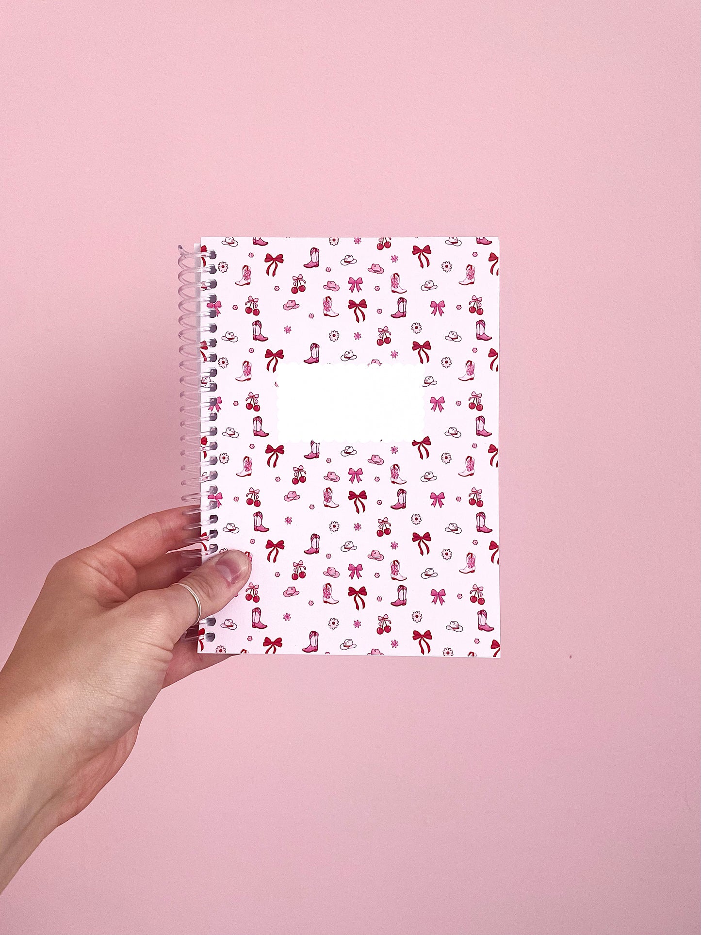 Mini cahier de notes | Cowgirl et cerises
