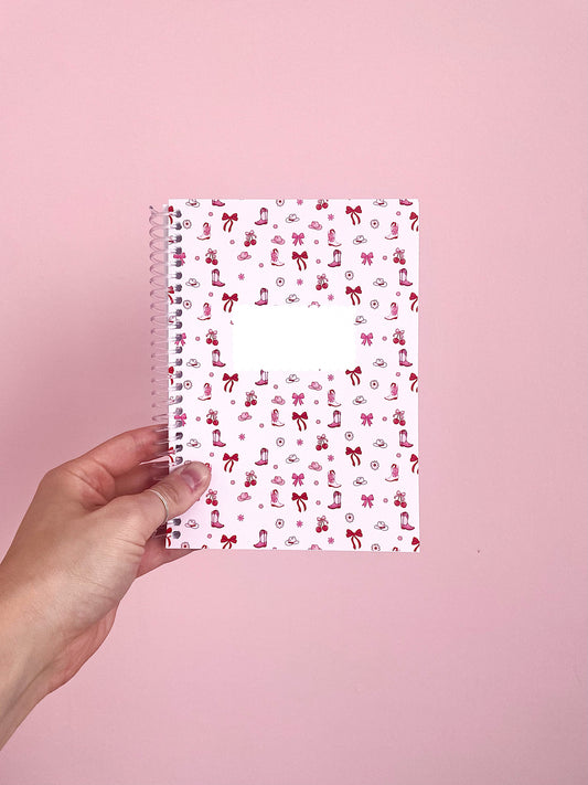 Mini cahier de notes | Cowgirl et cerises