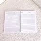 Mini cahier de notes | Croissants et boucles