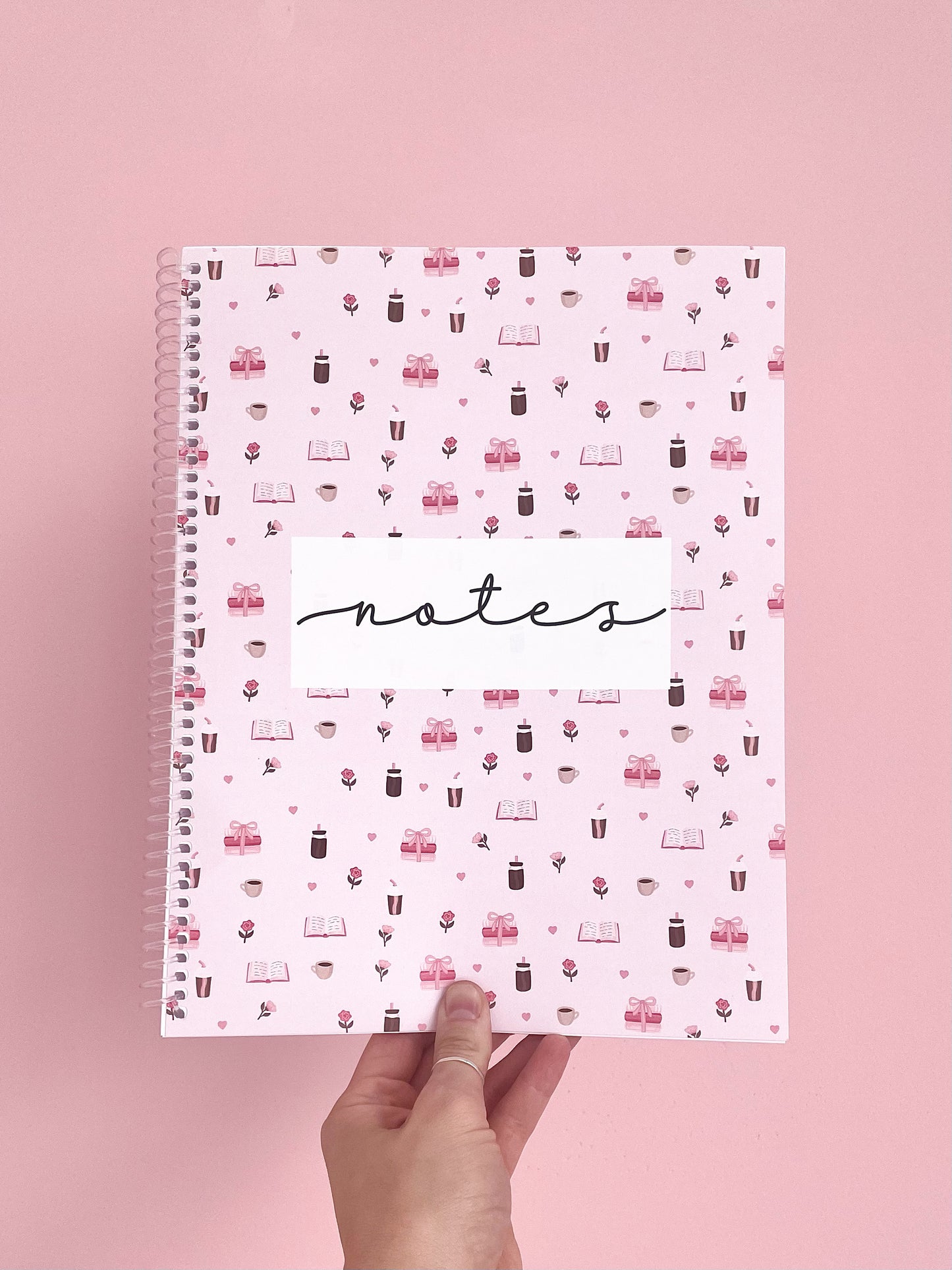 Cahier de notes | Livres, cafés et roses