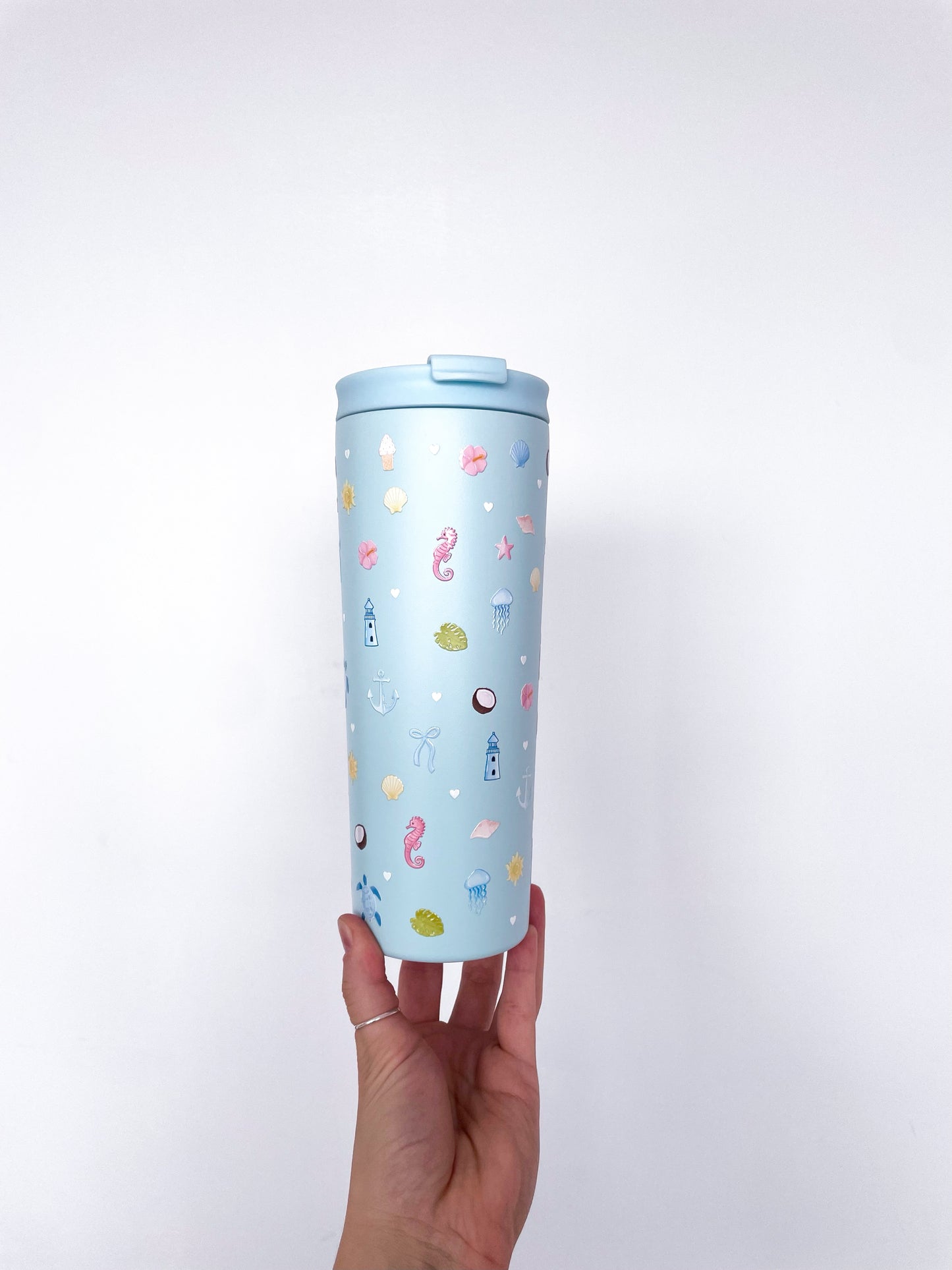 Bouteille isotherme 24 oz | Bleue | Bord de mer