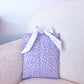 Pochette à livre ou liseuse | Mauve et marguerites
