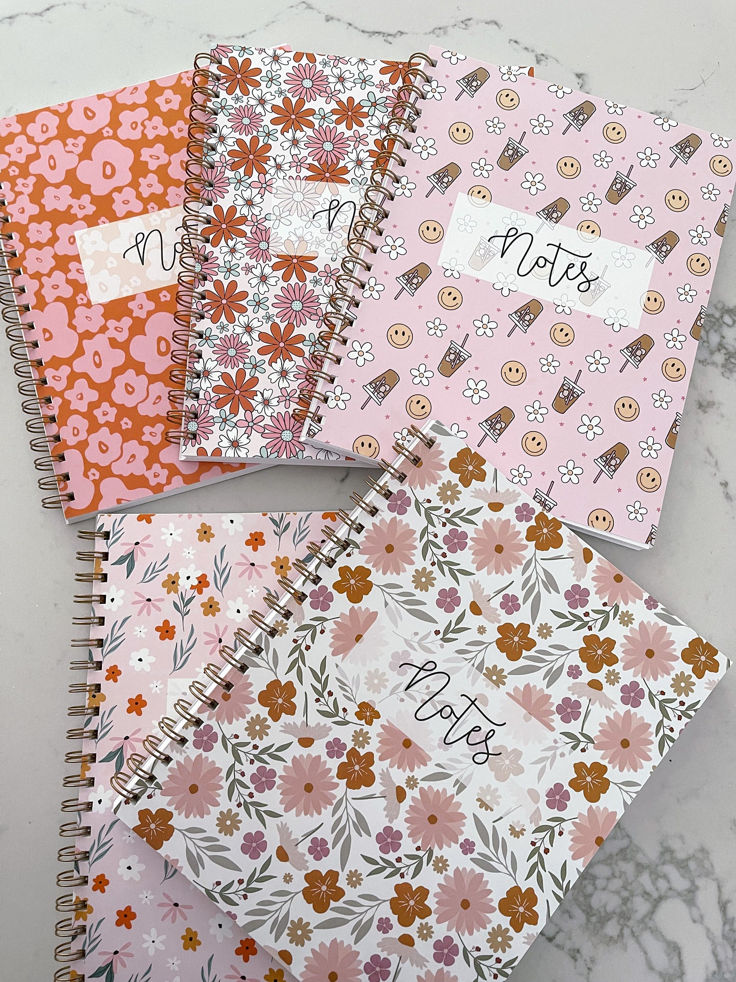 Cahier de notes Fleurs Rétro | 100 pages