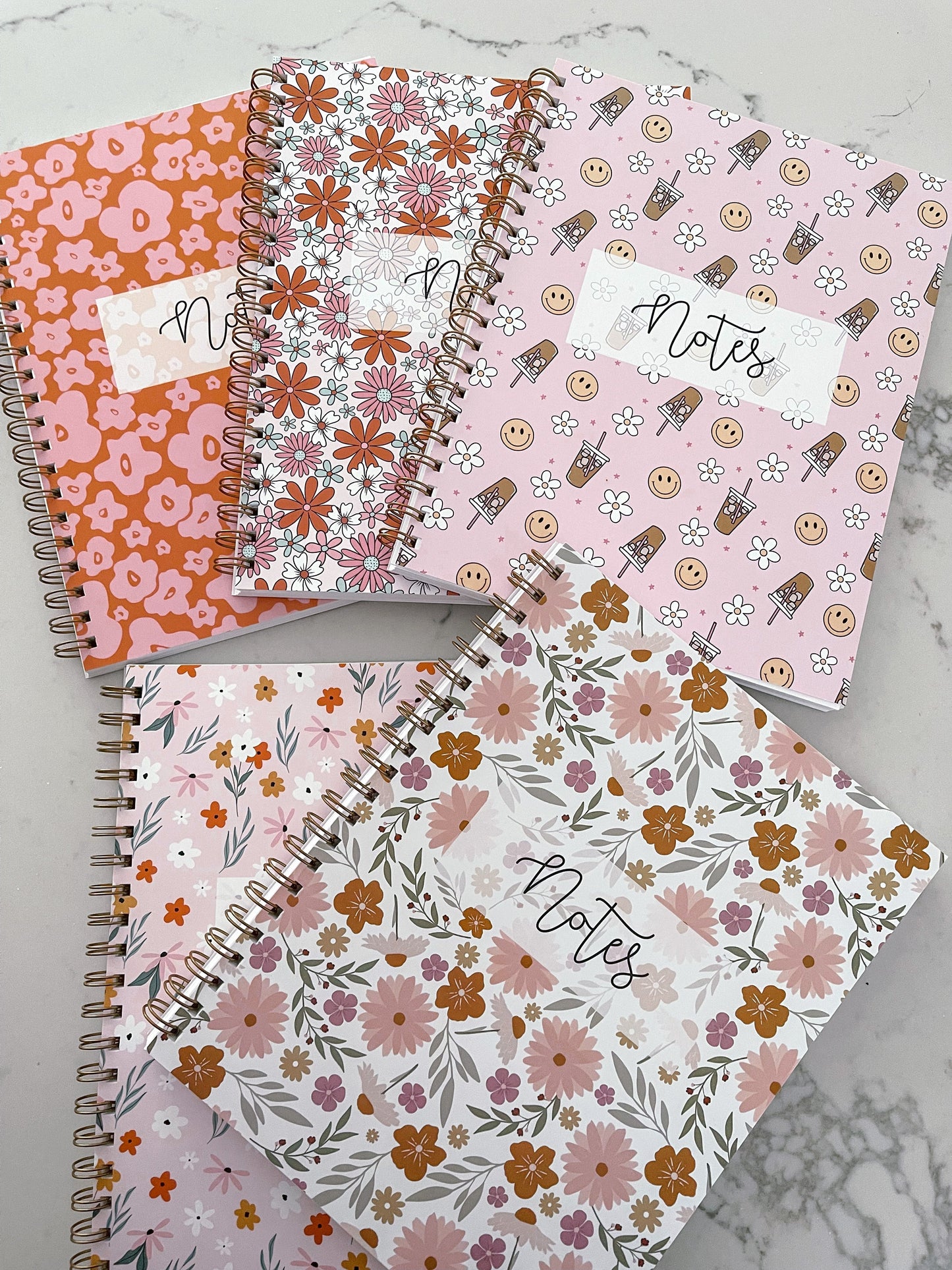Cahier de notes Fleurs Pastel | 100 pages