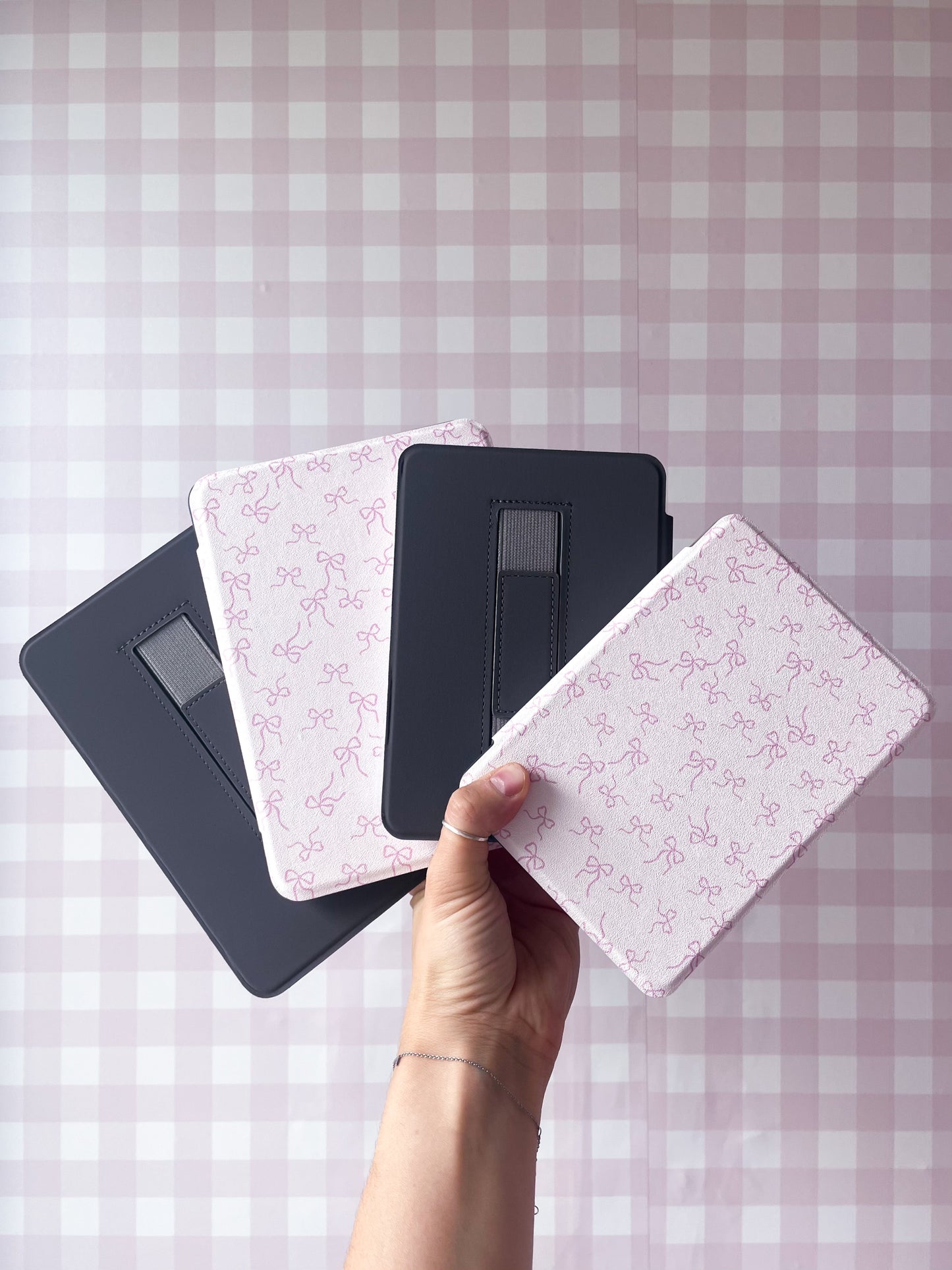 Étui à liseuse | Kindle 6'' et 7''  | Boucle rose