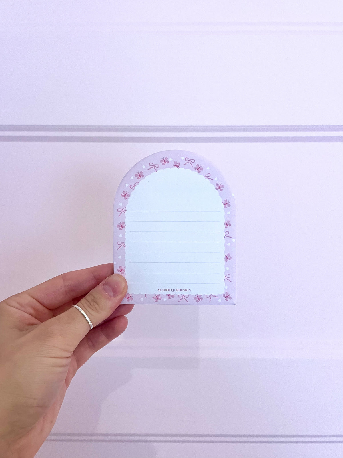 Gros bloc-notes autocollantes | Papillons et boucles
