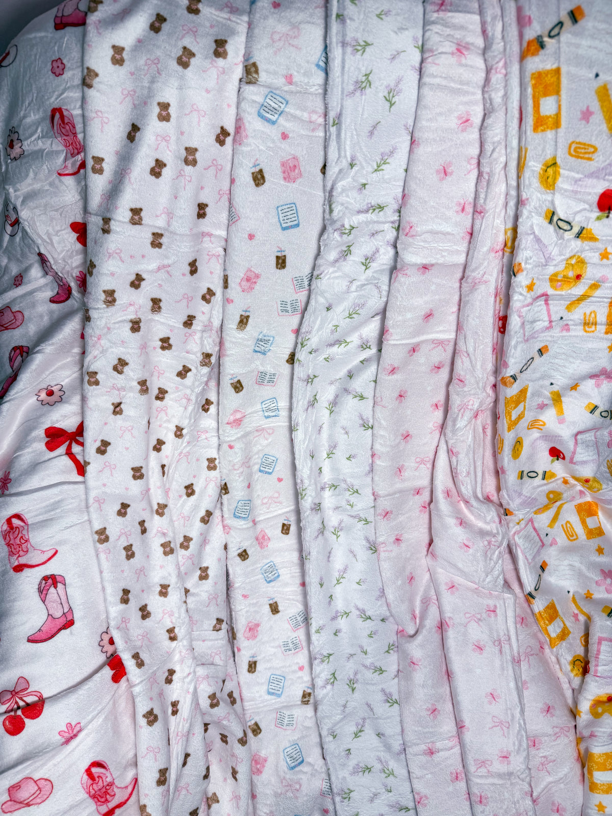 Couverture en flanelle | Papillon & boucle