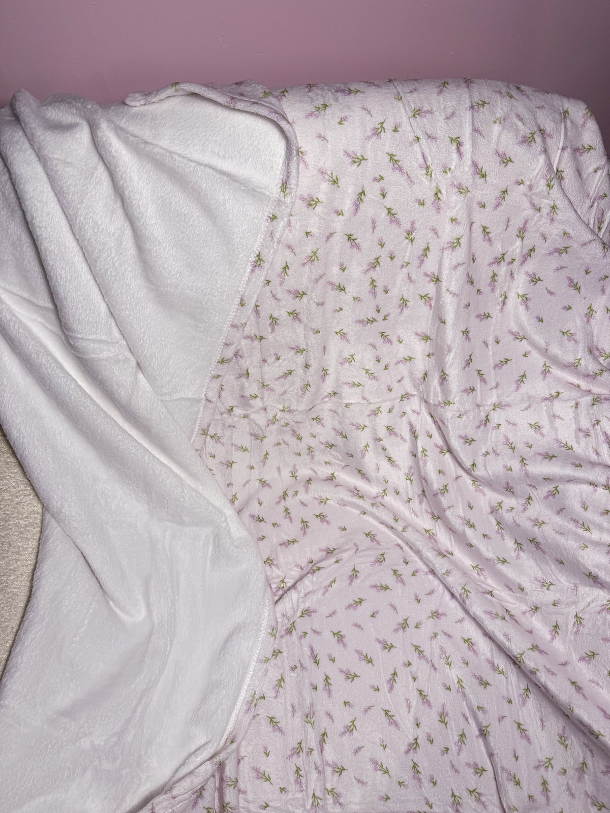 Couverture en flanelle | Lavandes
