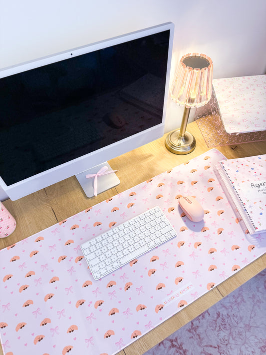 Tapis de bureau | Croissants et boucles