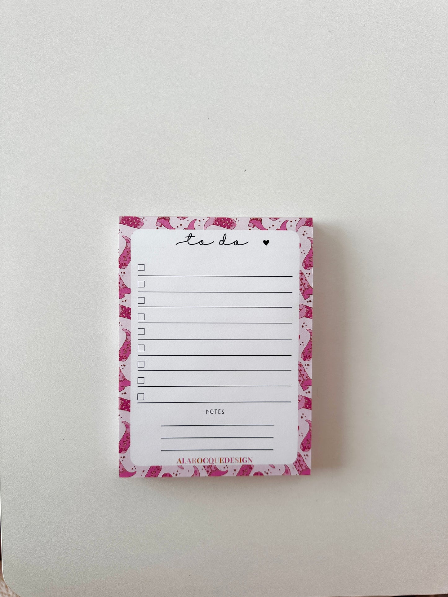 Liste de tâches | Bottes de cowgirl roses