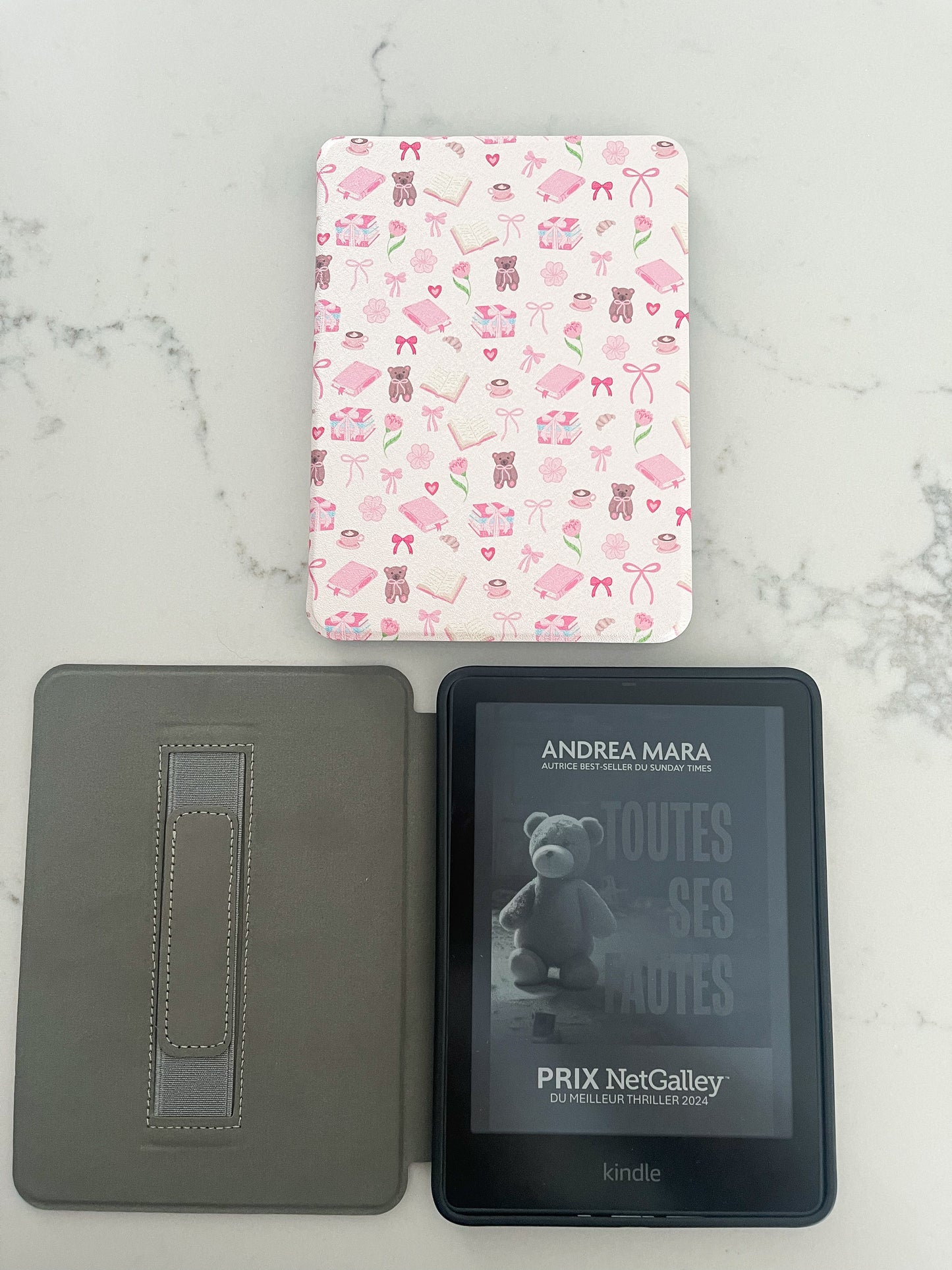 Étui à liseuse Kindle 7''  | Livres et coquette