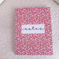 Cahier de notes | Orangé et fleurs