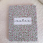 Cahier de notes | Sauge et fleurs fuchsia