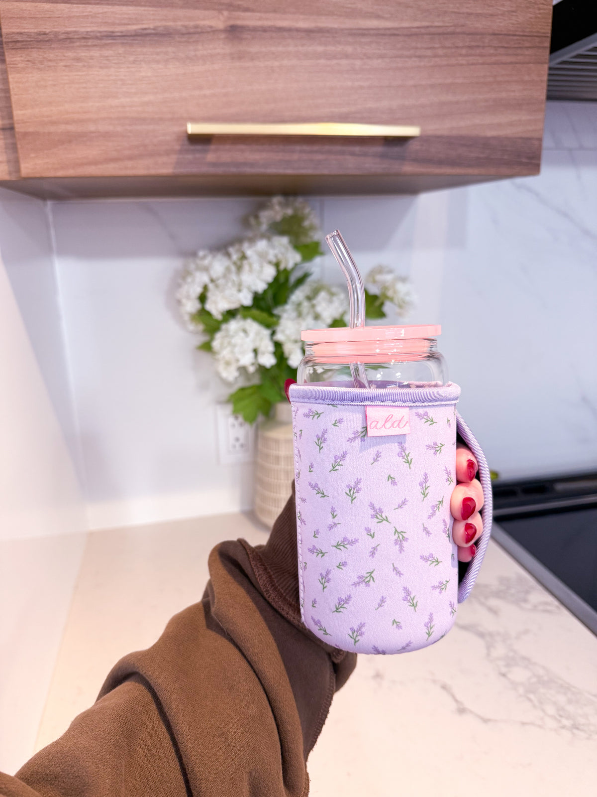 Manchon pour verre 16 oz, Venti | Lavandes
