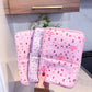 Pochette à livre ou liseuse | Néoprène | Lavandes