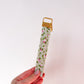 Porte-clés | Bracelet | Sauge et fleurs fuchsia