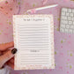 Liste de tâches | Mini fleurs jaunes et roses | 25 pages