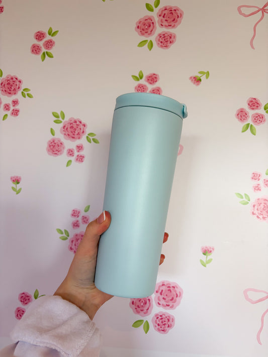 Imparfaite | Bouteille isotherme 24 oz | Bleue | Modèle au choix