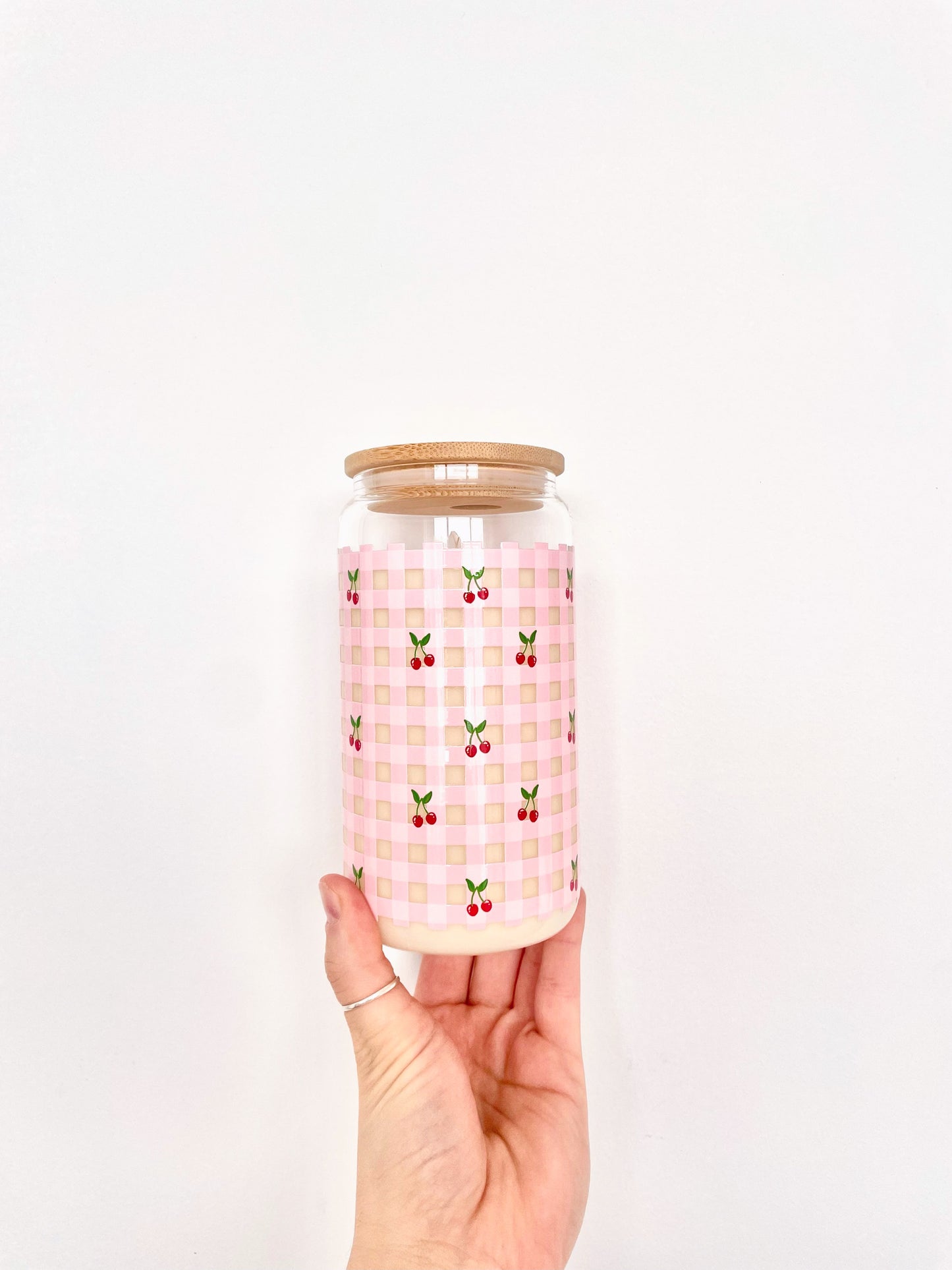 Chandelle | Verre 16 oz | Cerise