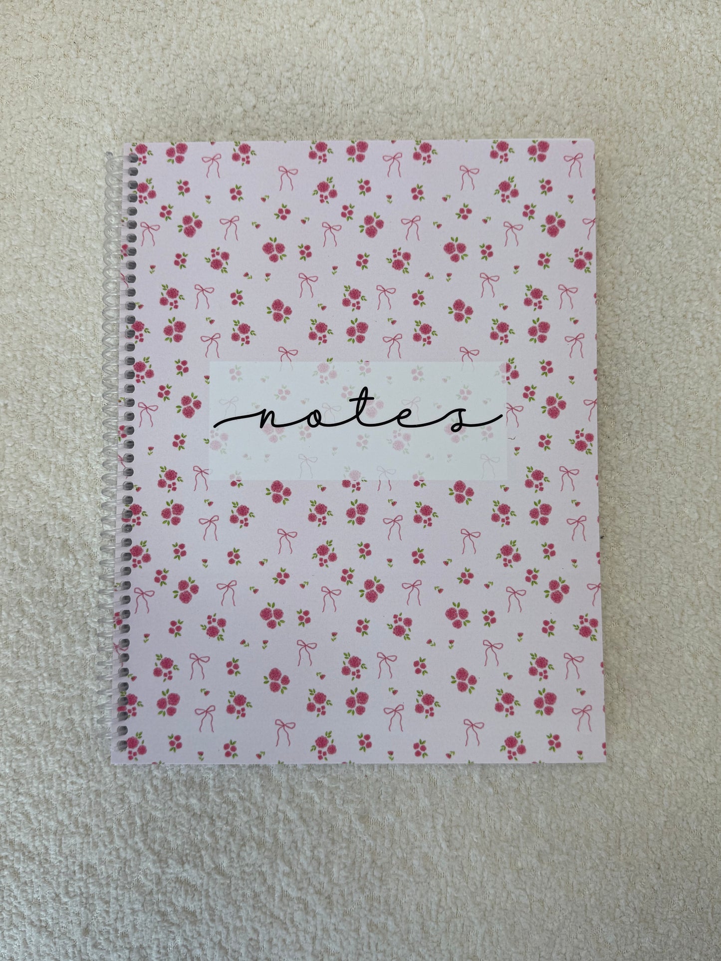 Cahier de notes | Bouquets de roses