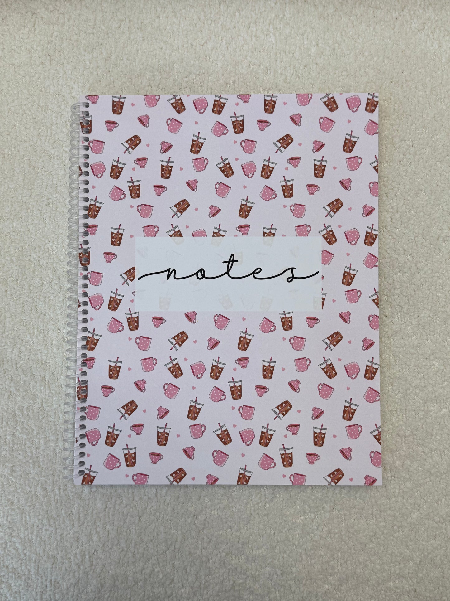 Cahier de notes | Cafés et coquette