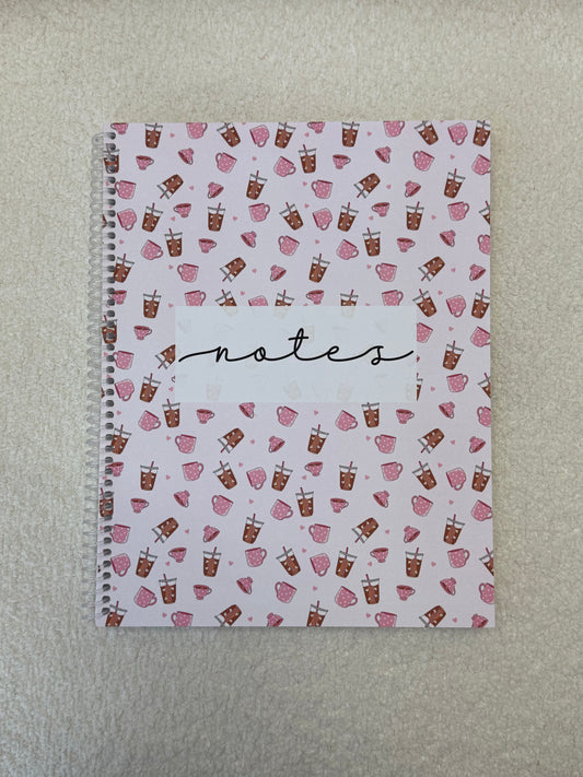 Cahier de notes | Cafés et coquette