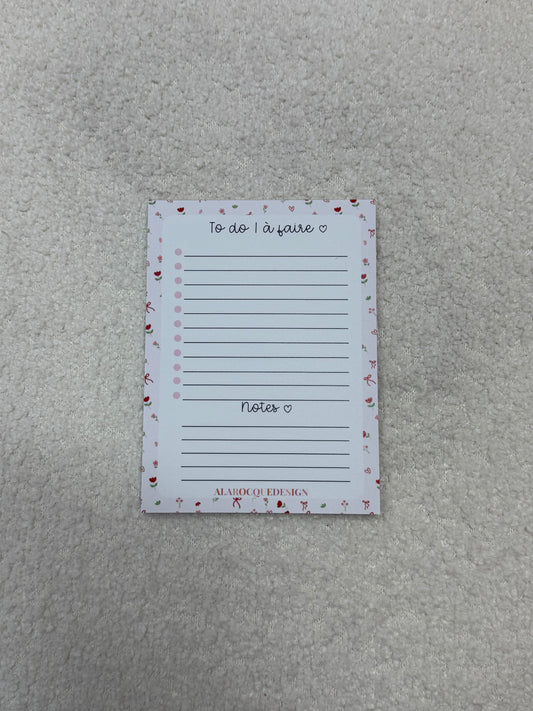 Liste de tâches | Boucles et fleurs