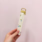 Porte-clés | Bracelet | Minis fleurs bleues et feuilles
