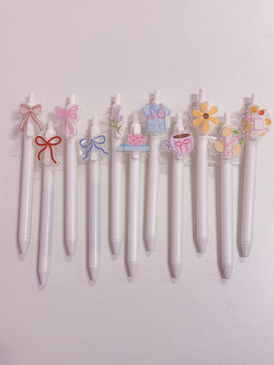 Stylos | Blancs | Plusieurs motifs disponibles