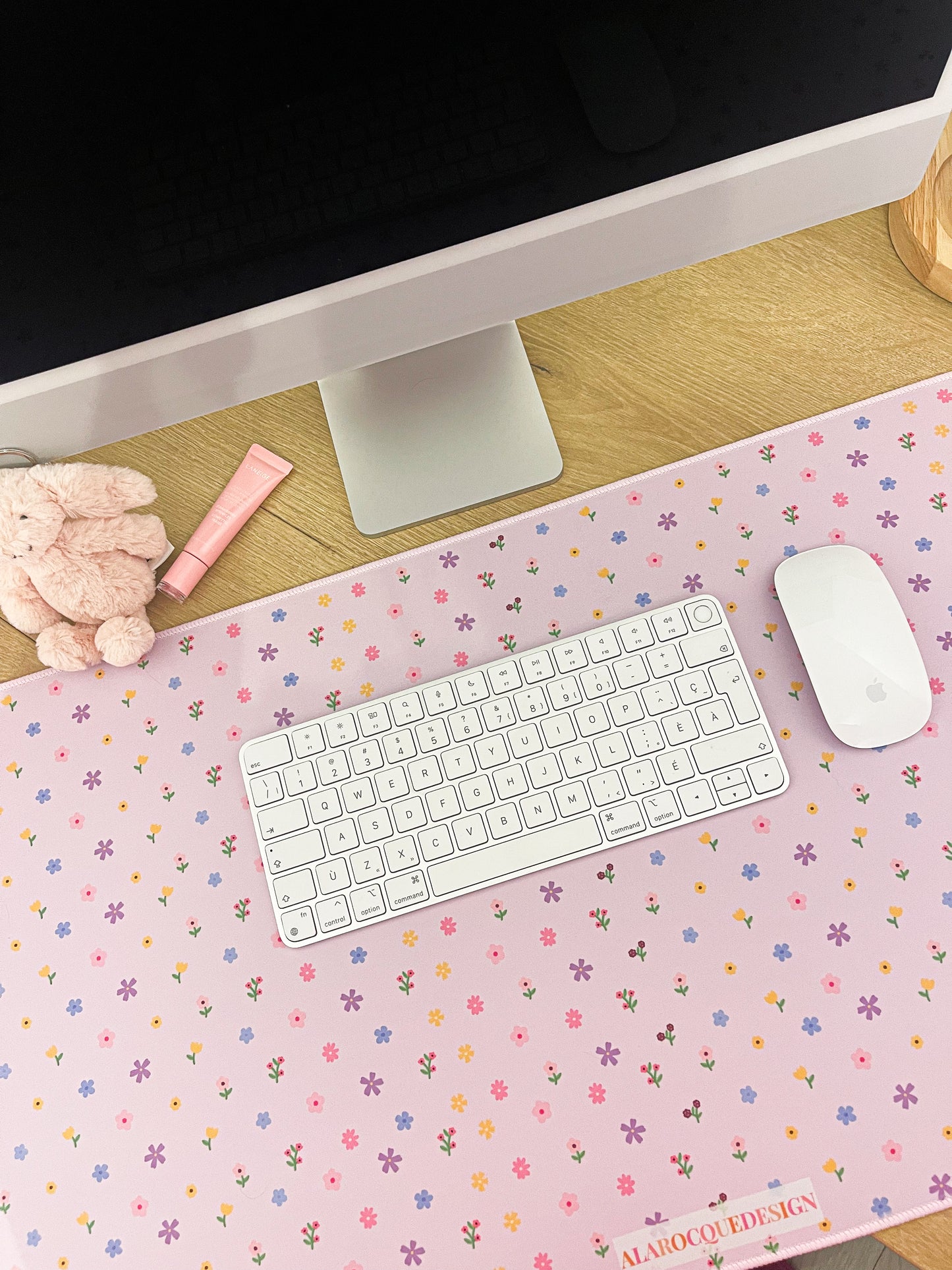 Tapis de bureau | Fleurs colorées