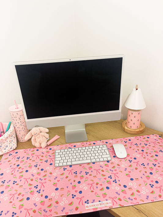 Tapis de bureau | Fruits et coquette