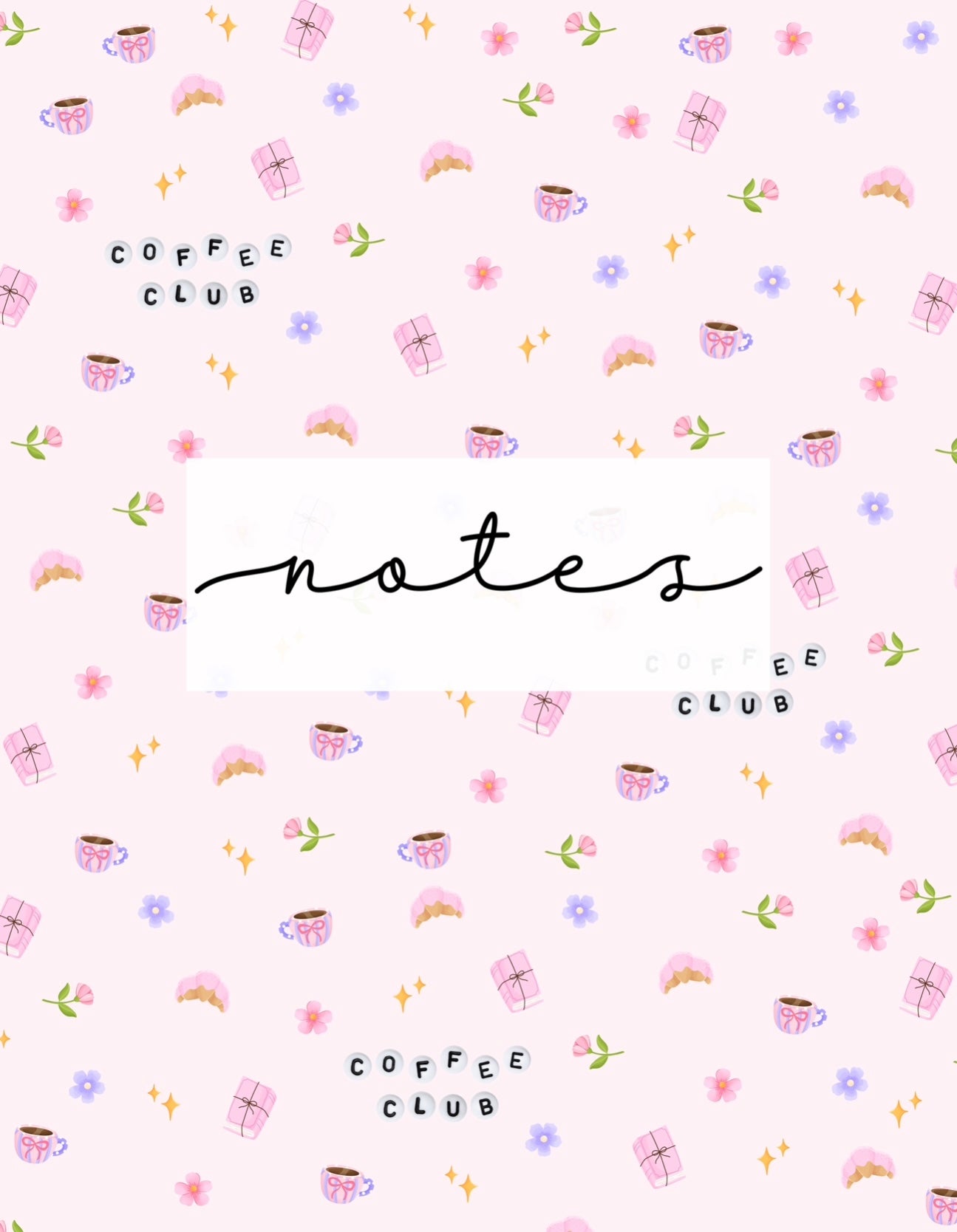 Cahier de notes | Coffee club