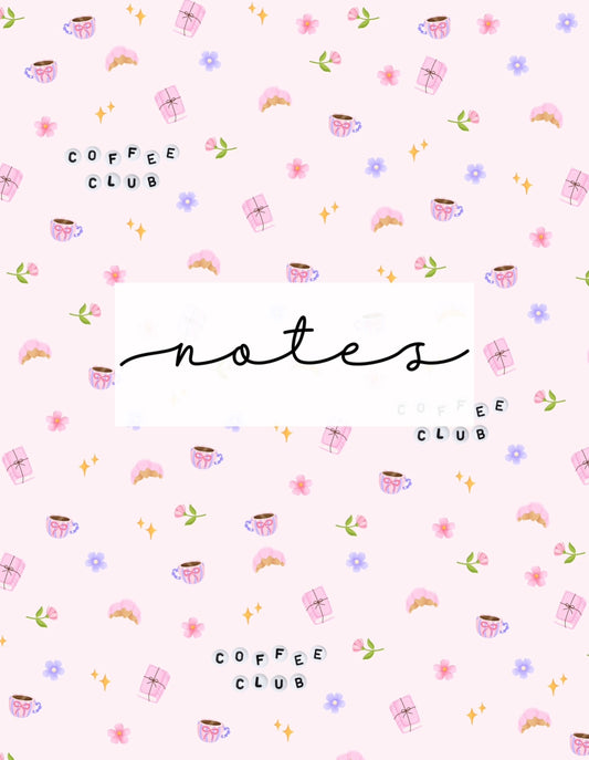 Cahier de notes | Coffee club