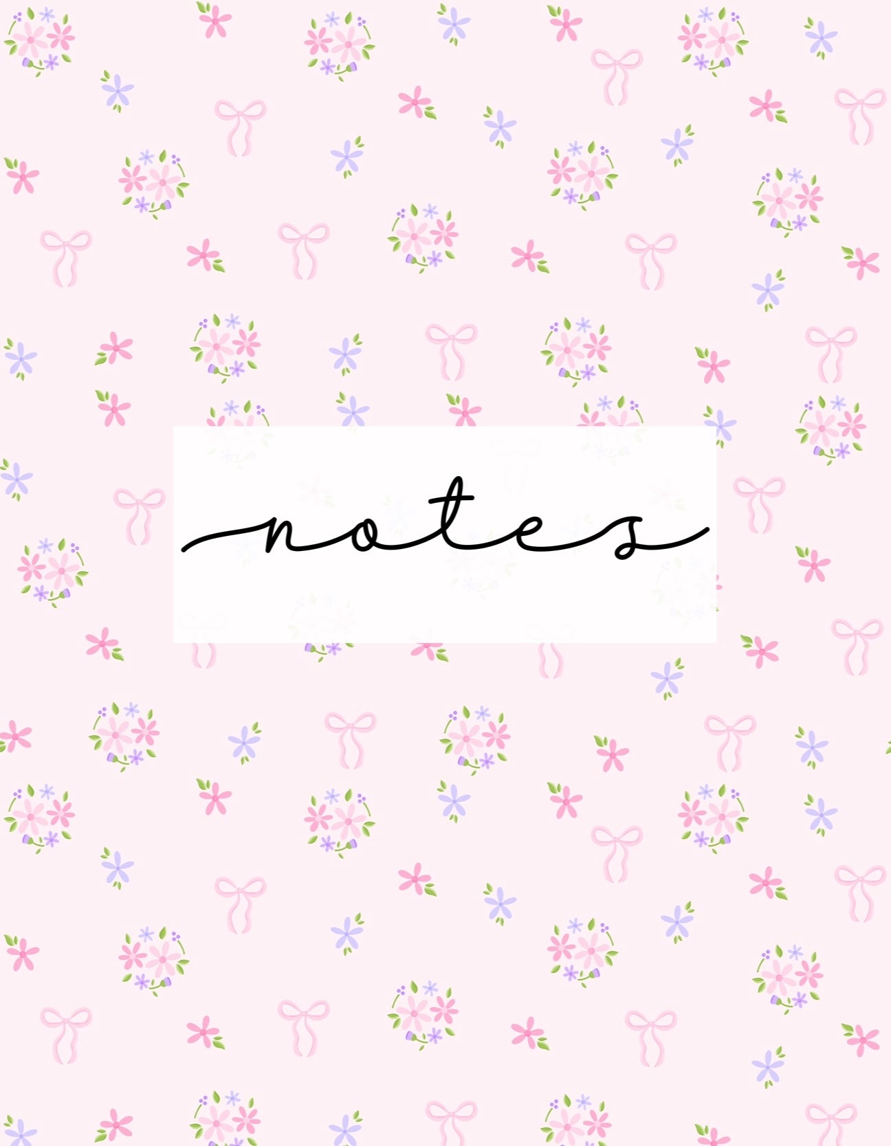 Cahier de notes | Doux printemps