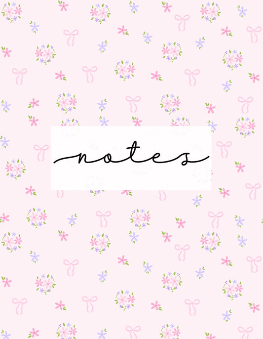Cahier de notes | Doux printemps