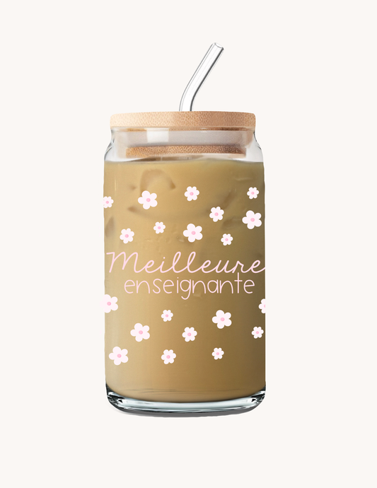Verre 16 oz | Meilleure enseignante