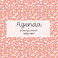 PRÉCOMMANDE - Agenda planificateur | Daté | 2026-2027 | Orangé et fleurs